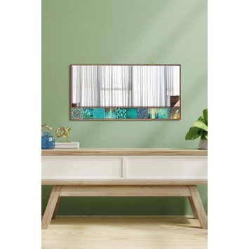 Espejo decorativo Hn2-Vl Nogal Turquesa - 295FLR1177