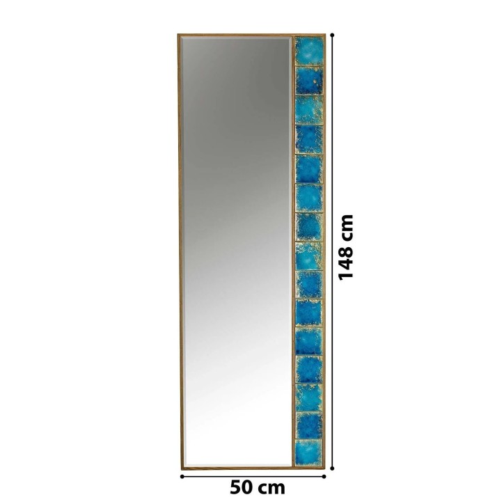 Espejo decorativo Hn3-Np Nogal azul