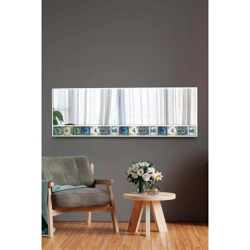 Espejo decorativo Hn3-Sl Blanco Azul - 295FLR1181