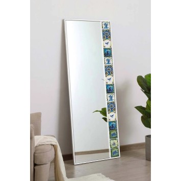 Espejo decorativo Hn3-Sl Blanco Azul - 295FLR1181