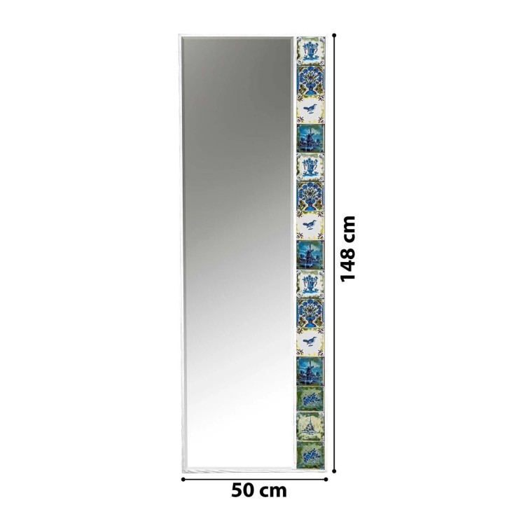 Espejo decorativo Hn3-Sl Blanco Azul