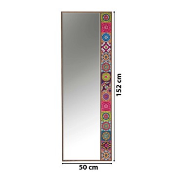 Espejo decorativo Hn3-Ps Nogal Rosa - 295FLR1189