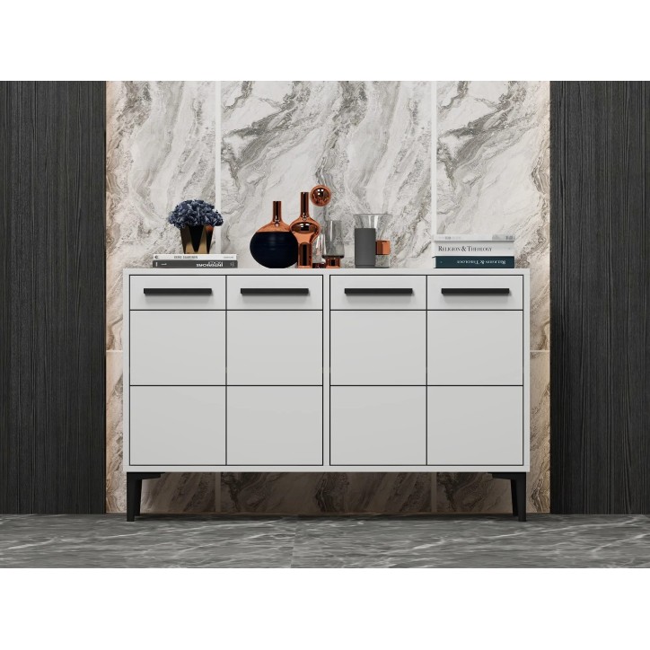 Mueble TV Stria Blanco