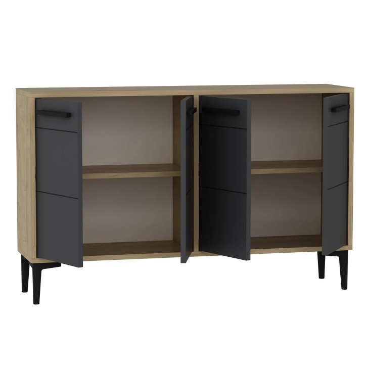 Mueble TV Stria Roble Zafiro Antracita