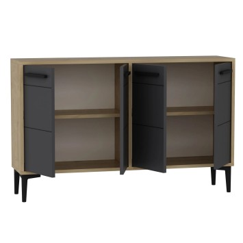 Mueble TV Stria Roble Zafiro Antracita - 327ODS1105