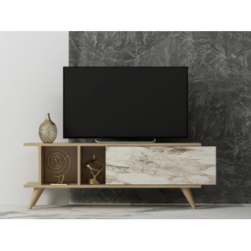 Mueble TV Liberty Roble Zafiro Mármol - 327ODS1123