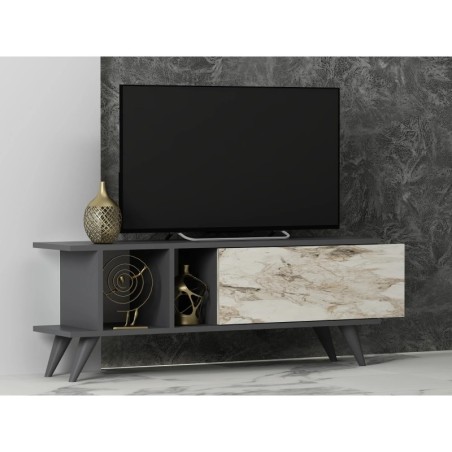 Mueble TV Liberty Antracita Mármol