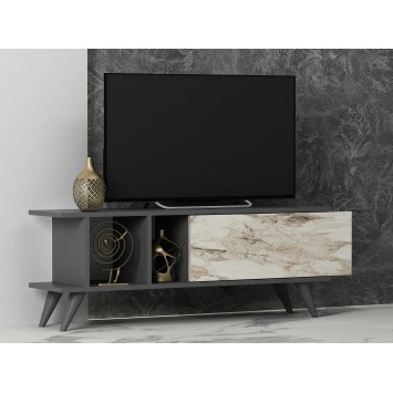 Mueble TV Liberty Antracita Mármol - 327ODS1124