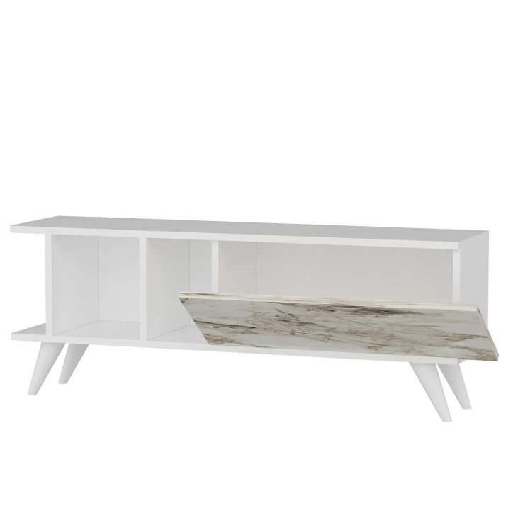 Mueble TV Liberty Blanco Mármol