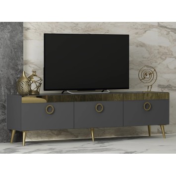 Mueble TV Safar Antracita - 327ODS1126