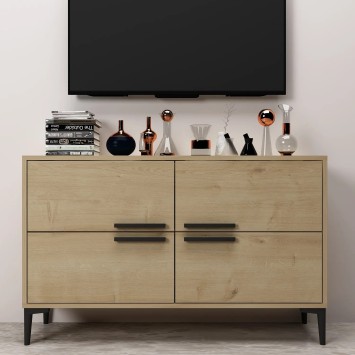 Mueble TV Ctn Roble Zafiro - 327ODS1146