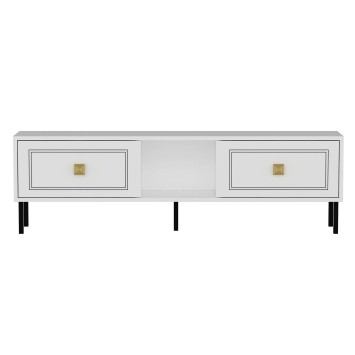 Mueble TV Preet Blanco Oro - 327ODS1208