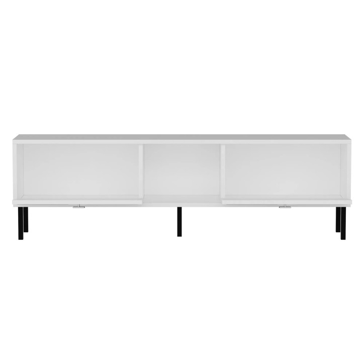 Mueble TV Preet Blanco Plata