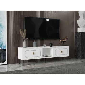 Mueble TV Vonte Blanco Oro - 327ODS1214