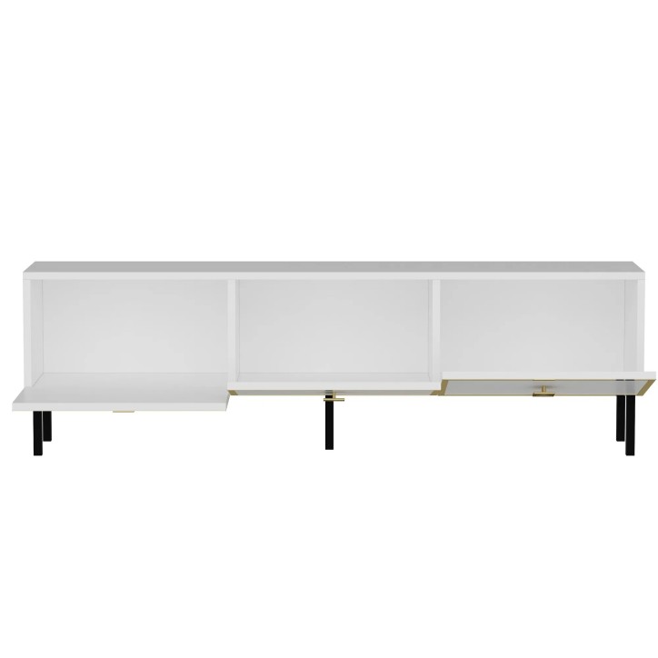 Mueble TV Vonte Blanco Oro