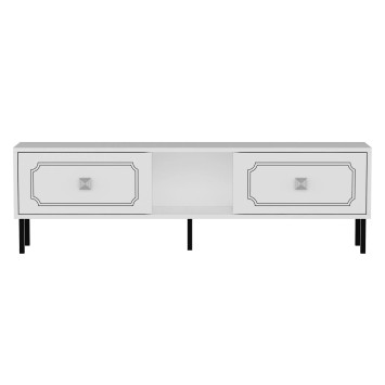 Mueble TV Vonte Blanco Plata - 327ODS1215