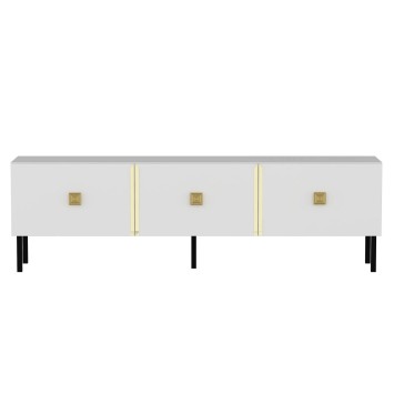 Mueble TV Lagho Blanco Oro - 327ODS1220