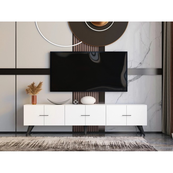 Mueble TV Brand Blanco