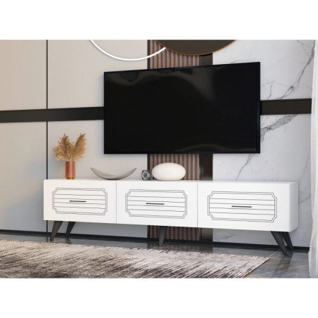 Mueble TV Calandra Blanco