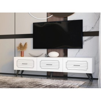 Mueble TV Calandra Blanco - 327ODS1243