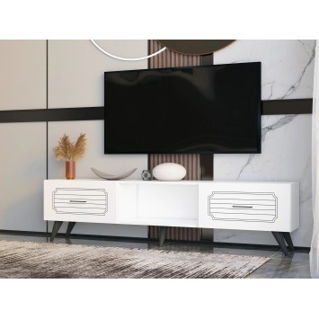 Mueble TV Aleda Blanco - 327ODS1251