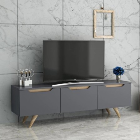 Mueble TV Prag Antracita Roble