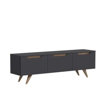 Mueble TV Prag Antracita Roble - 382NRC1104