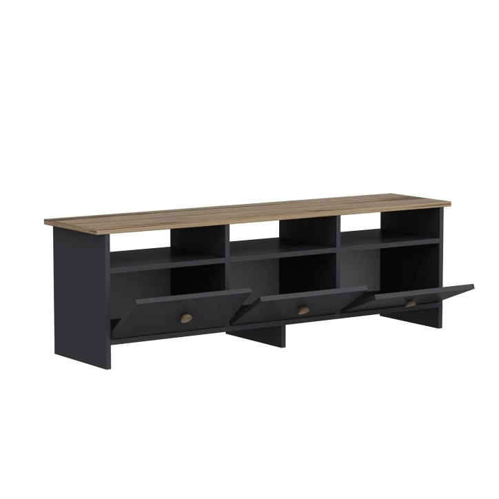 Mueble TV Oslo Antracita Roble