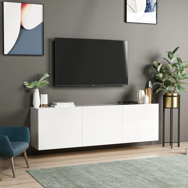 Mueble TV White Blanco