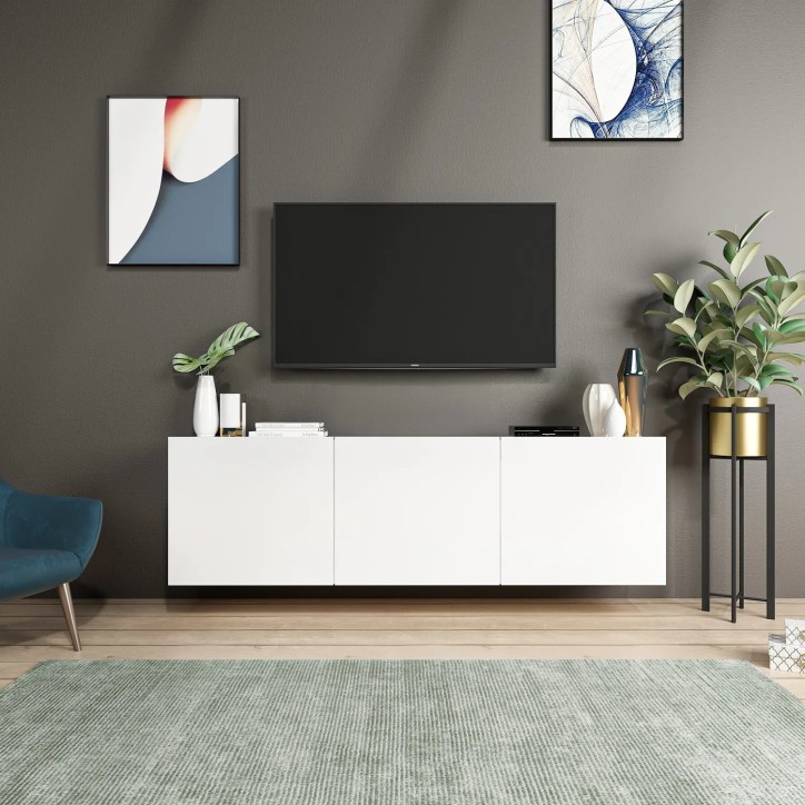 Mueble TV White Blanco