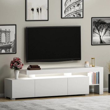 Mueble TV Beliz Blanco - 382NRC1114