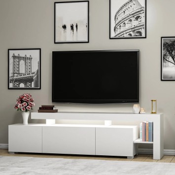 Mueble TV Beliz Blanco - 382NRC1114