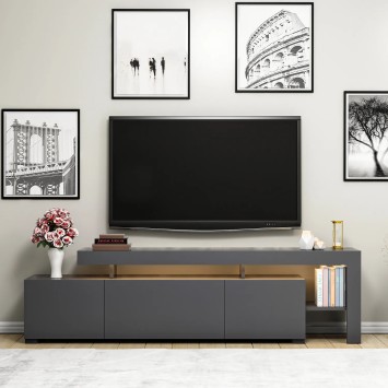 Mueble TV Beliz Antracita - 382NRC1115