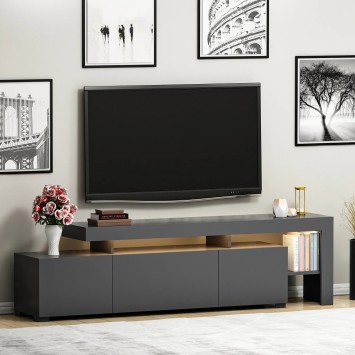 Mueble TV Beliz Antracita - 382NRC1115