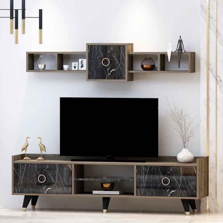 Mueble TV Rosa Mármol