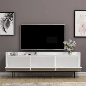 Mueble TV Atlas Blanco - 382NRC1120