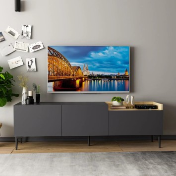 Mueble TV Mia Antracita - 382NRC1122