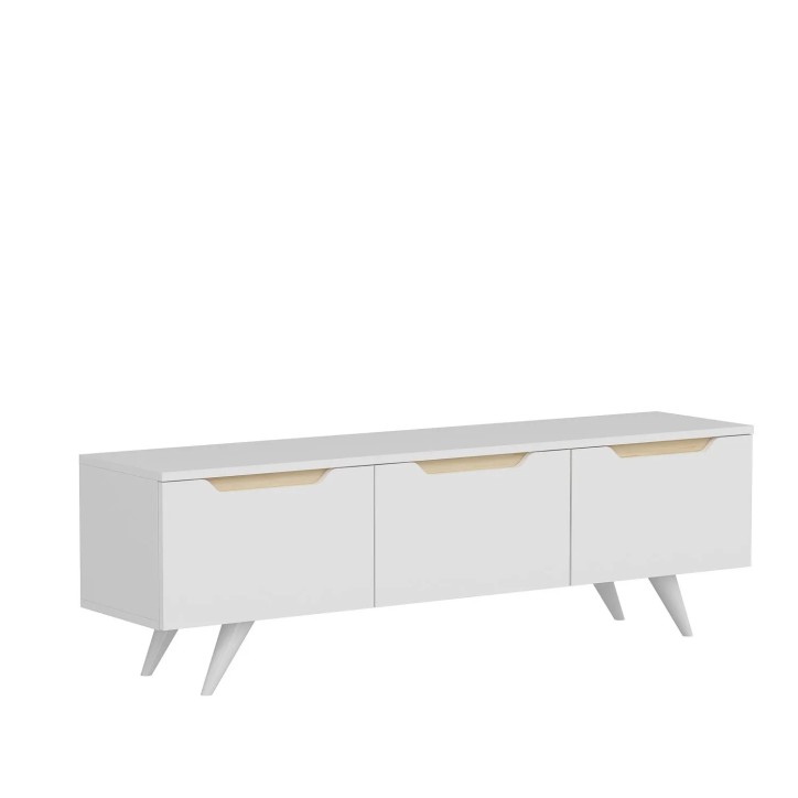 Mueble TV Prag Blanco Roble