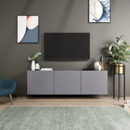 Mueble TV White Antracita