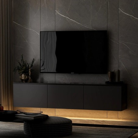 Mueble TV Neon Illuminated Antracita