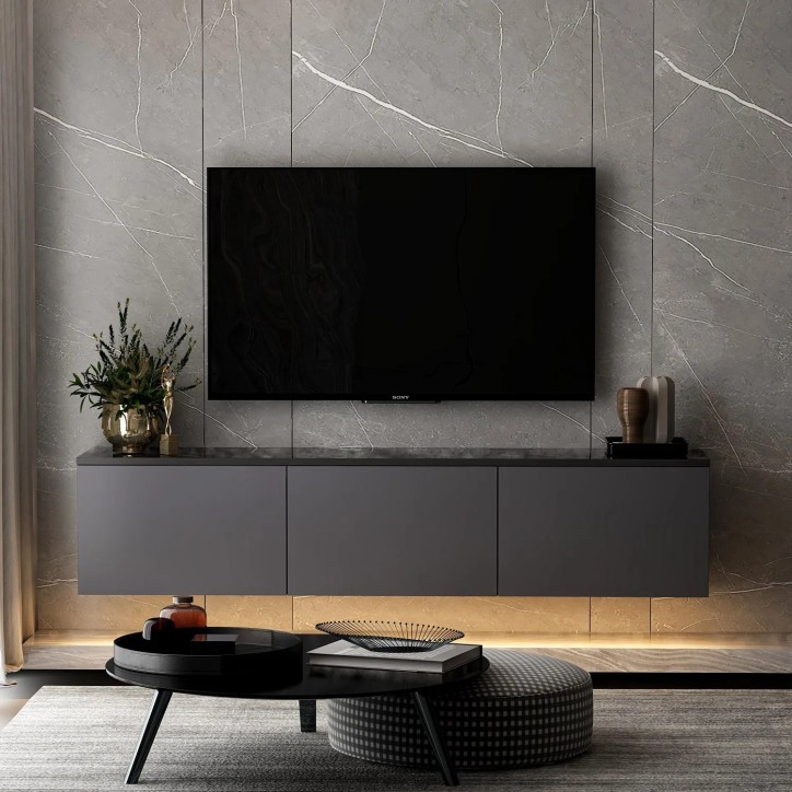 Mueble TV Neon Illuminated Antracita