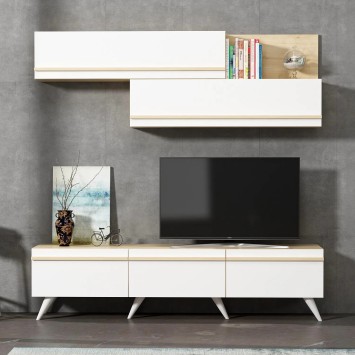 Mueble TV Amsterdam Zafiro Blanco - 382NRC1135