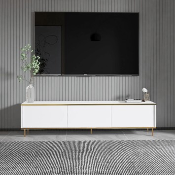 Mueble TV Imaj Blanco Oro - 382NRC1144