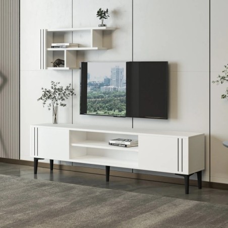 Mueble TV Snow Set Blanco