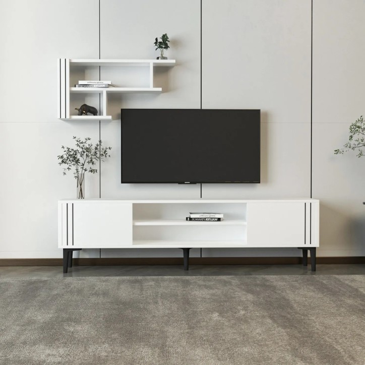 Mueble TV Snow Set Blanco