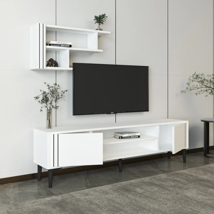 Mueble TV Snow Set Blanco