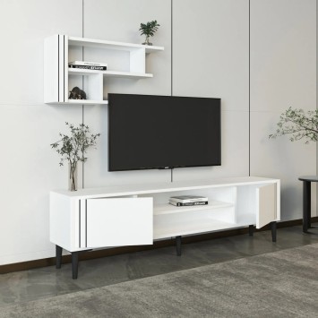 Mueble TV Snow Set Blanco - 382NRC1146