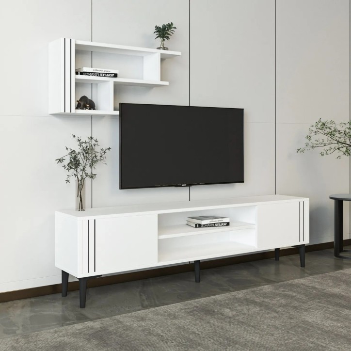 Mueble TV Snow Set Blanco