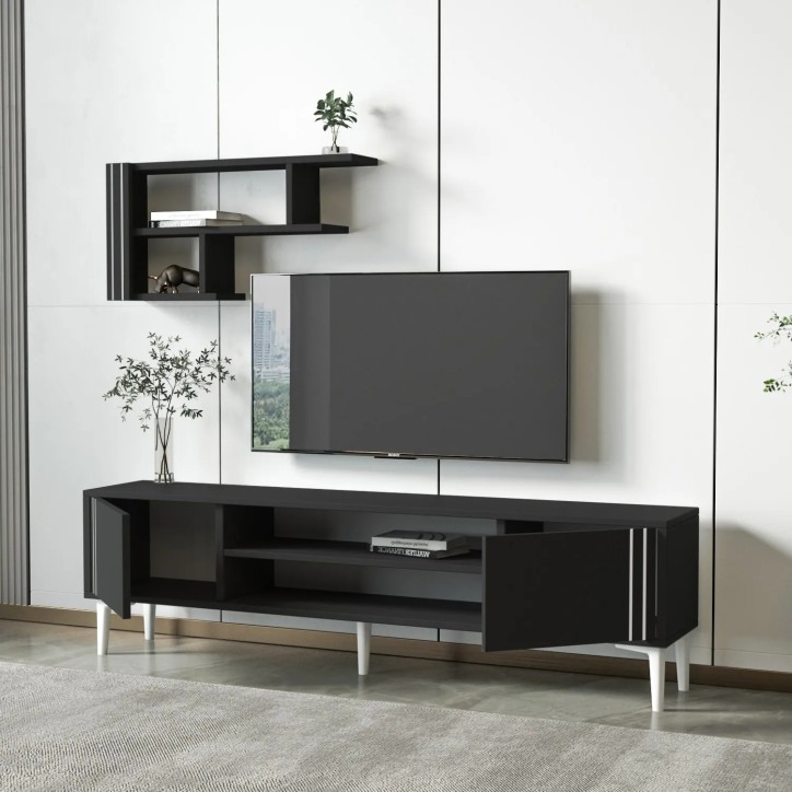 Mueble TV Snow Set Antracita