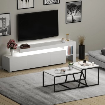 Conjunto de muebles de sala Beliz Blanco - 382NRC1505